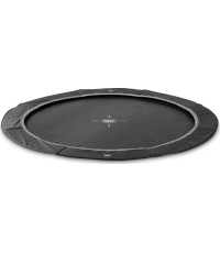 Trampolina sportowa gruntowa EXIT InTerra ø305cm, czarna