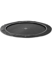 Trampolina sportowa gruntowa EXIT InTerra ø366 cm – czarna