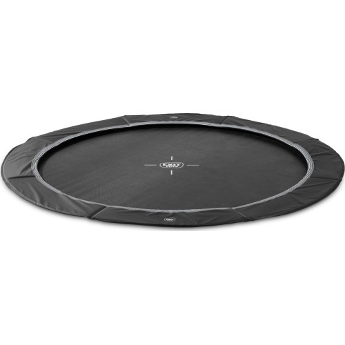 Trampolina sportowa naziemna EXIT InTerra ø427cm - czarna