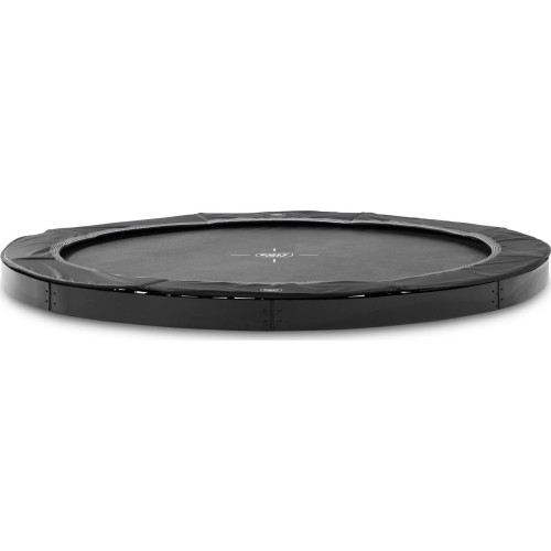 Trampolina sportowa naziemna EXIT InTerra ø305cm - czarna