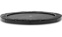 Trampolina sportowa naziemna EXIT InTerra ø305cm - czarna