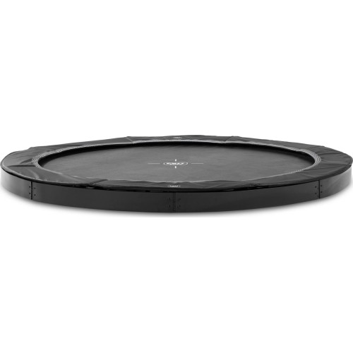 Trampolina sportowa naziemna EXIT InTerra ø366cm - czarna