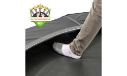 Trampolina sportowa naziemna EXIT InTerra ø427cm - czarna