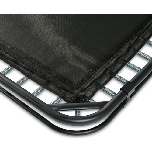Trampolina sportowa naziemna EXIT InTerra 214x305cm - czarna