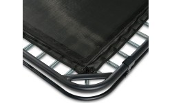 Trampolina sportowa naziemna EXIT InTerra 214x305cm - czarna