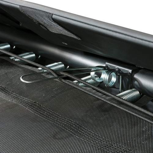 Trampolina sportowa naziemna EXIT InTerra 214x305cm - czarna