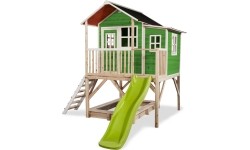 Drewniany domek do zabawy EXIT Loft 550 - zielony