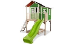 Drewniany domek do zabawy EXIT Loft 750 - zielony