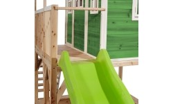 Drewniany domek do zabawy EXIT Loft 750 - zielony