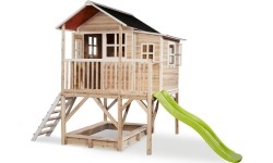 Drewniany domek do zabawy EXIT Loft 550 - naturalny