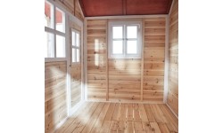 Drewniany domek do zabawy EXIT Loft 550 - naturalny