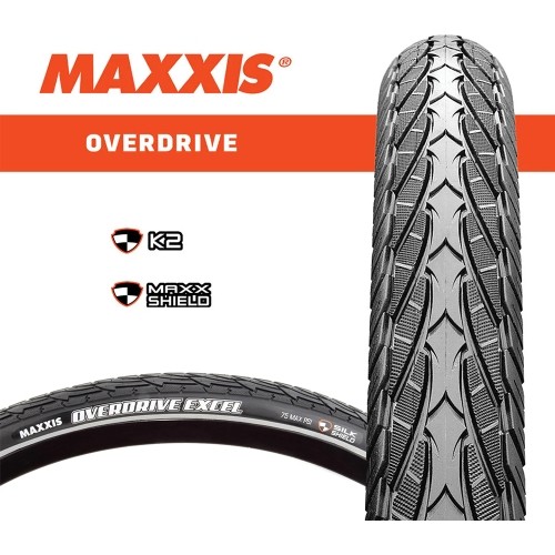 Opona MAXXIS Overdrive Excel 700 x 40C // Ochrona przed przebiciem SilkShield