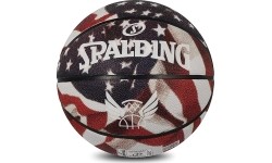 PIŁKA DO KOSZYKÓWKI SPALDING TREND STARS STRIPES (ROZMIAR 7) (GUMA)