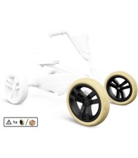 Koło 9x2 - przód beżowo-czarny