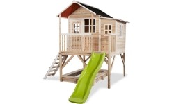 Drewniany domek do zabawy EXIT Loft 550 - naturalny