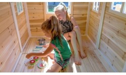 Drewniany domek do zabawy EXIT Loft 550 - naturalny