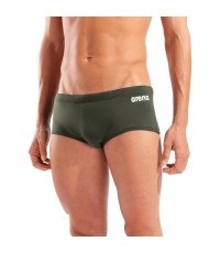 M Team Swim Low Waist Short Solid Dark Sage-White 75 - 660