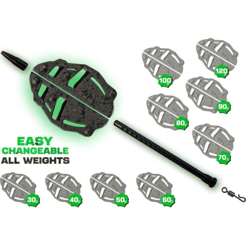 ZFISH Method Feeder Spider Medium Set 30,40g + foremka