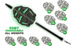 ZFISH Method Feeder Spider Medium Set 50,60g + foremka