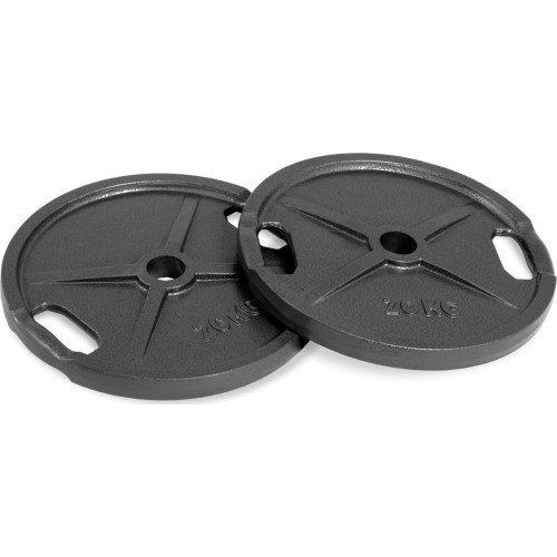 Zestaw żeliwnych talerzy olimpijskich KROON 5–25 kg - 10 kg