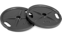 Zestaw żeliwnych talerzy olimpijskich KROON 5–25 kg - 10 kg
