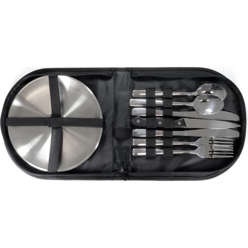 Zestaw jadalniany ze stali nierdzewnej Origin Outdoors "Rendezvous