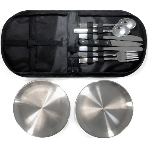 Zestaw jadalniany ze stali nierdzewnej Origin Outdoors "Rendezvous