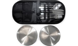 Zestaw jadalniany ze stali nierdzewnej Origin Outdoors "Rendezvous