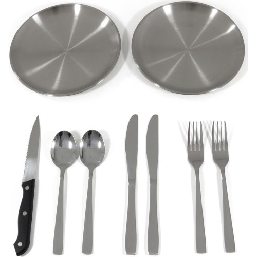 Zestaw jadalniany ze stali nierdzewnej Origin Outdoors "Rendezvous