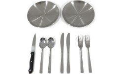 Zestaw jadalniany ze stali nierdzewnej Origin Outdoors "Rendezvous