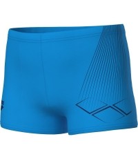 B Arena Bright Swim Short Turquoise-Navy 10-11 - 807