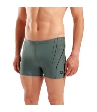 M Double Graphic Swim Short Sage-Black 100 - 605