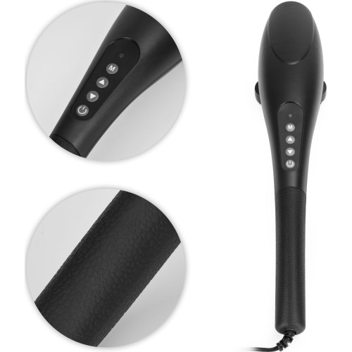 Masażer ręczny wibracyjny do masażu ciała zestaw 5 końcówek 20W ModernHome