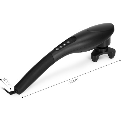 Masażer ręczny wibracyjny do masażu ciała zestaw 5 końcówek 20W ModernHome