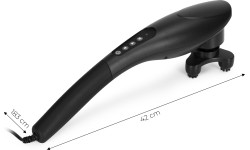 Masażer ręczny wibracyjny do masażu ciała zestaw 5 końcówek 20W ModernHome