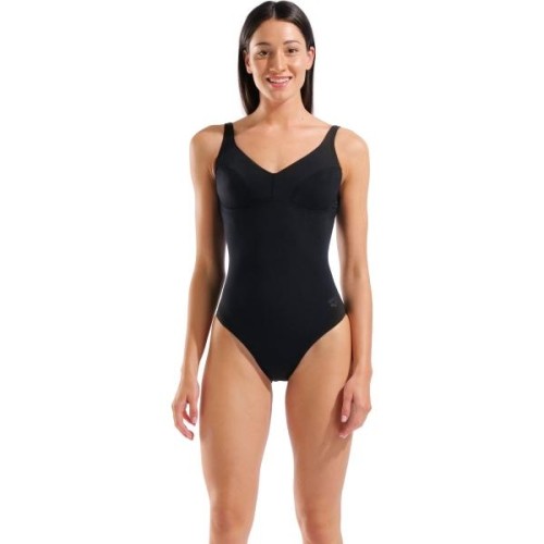 W Victoria U Back Solid Black 38 - 505