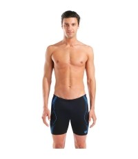 M Graphic Swim Mid Jammer czarno-turkusowy 100 - 508