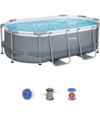Basen stelażowy 10 FT 305 x 200 x 84 cm Power Steel BESTWAY