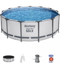 Basen stelażowy 13 FT 396 x 122 cm Steel Pro Max BESTWAY