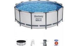 Basen stelażowy 13 FT 396 x 122 cm Steel Pro Max BESTWAY