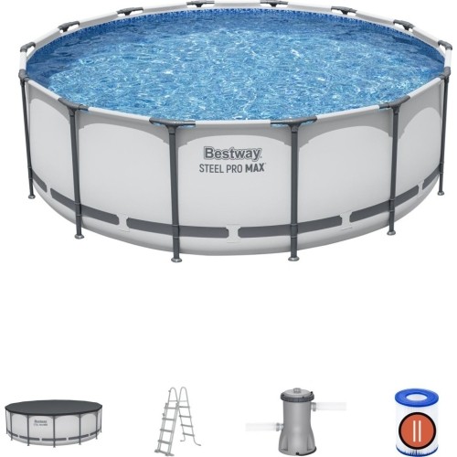 Basen stelażowy 14 FT 427 x 122 cm STEEL PRO MAX BESTWAY