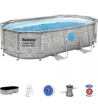 Stelaż basenowy 427 cm x 250 cm x 100 cm, Power Steel Swim VISTA s