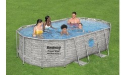 Stelaż basenowy 427 cm x 250 cm x 100 cm, Power Steel Swim VISTA s