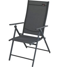 Składane krzesło ogrodowe PULA ciemnoszare