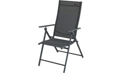 Składane krzesło ogrodowe PULA ciemnoszare