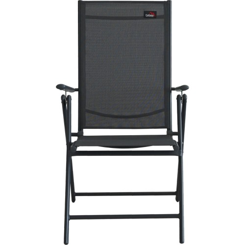 Składane krzesło ogrodowe PULA ciemnoszare