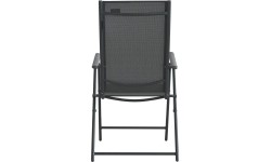 Składane krzesło ogrodowe PULA ciemnoszare