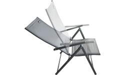 Składane krzesło ogrodowe PULA ciemnoszare
