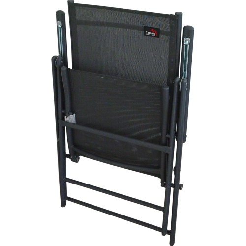 Składane krzesło ogrodowe PULA ciemnoszare