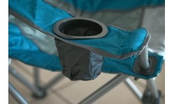 Składane krzesło turystyczne LUCCA, niebieskie